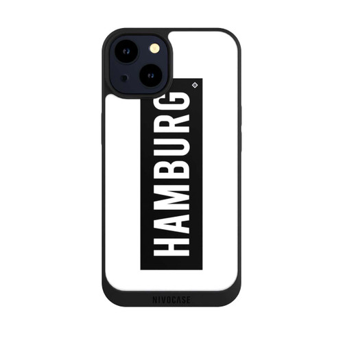 Apple iPhone 14 NIVOpure HSV Hamburg Schwarz Weiss