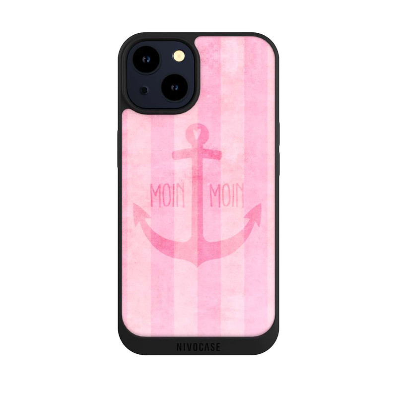 iPhone 14 NIVOpure Moin Moin Stripes Pink