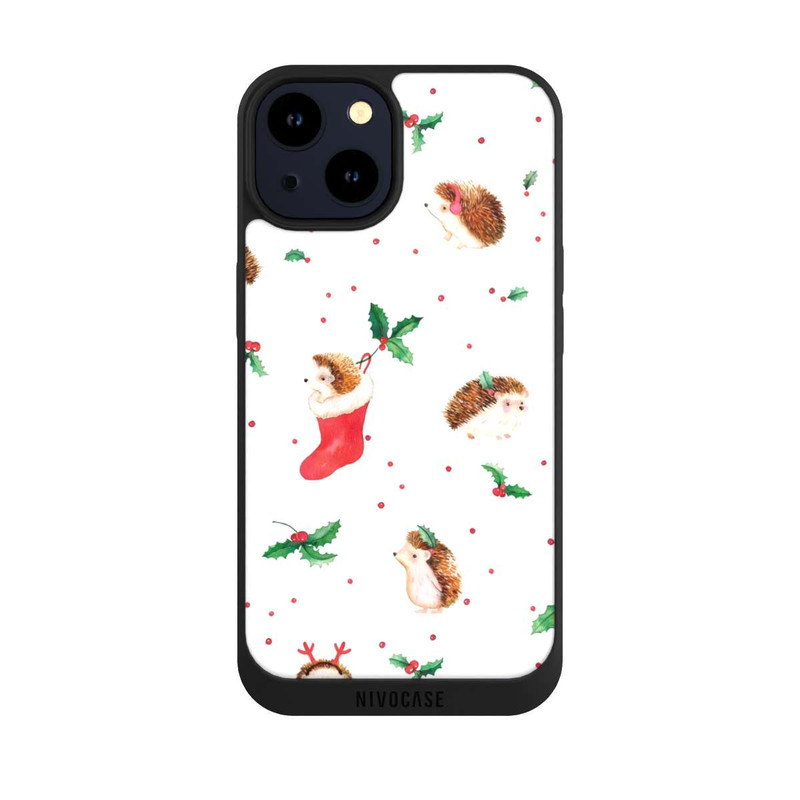 iPhone 14 NIVOpure Christmas Cute Hedgehog