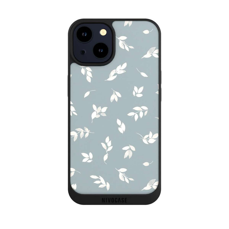 iPhone 14 NIVOpure Feuilles d'automne gris