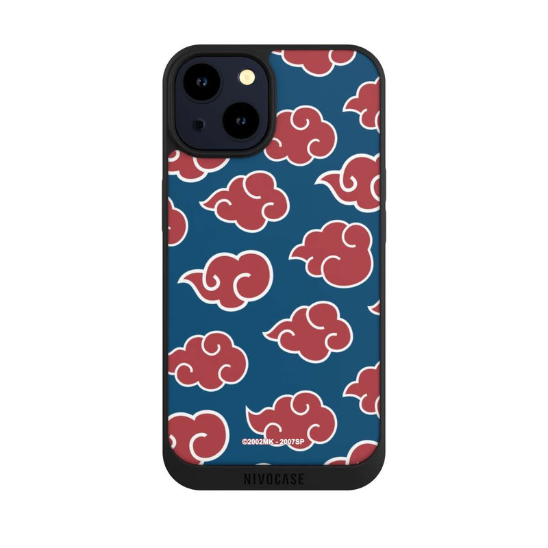 iPhone 14 NIVOpure Akatsuki Pattern Blue