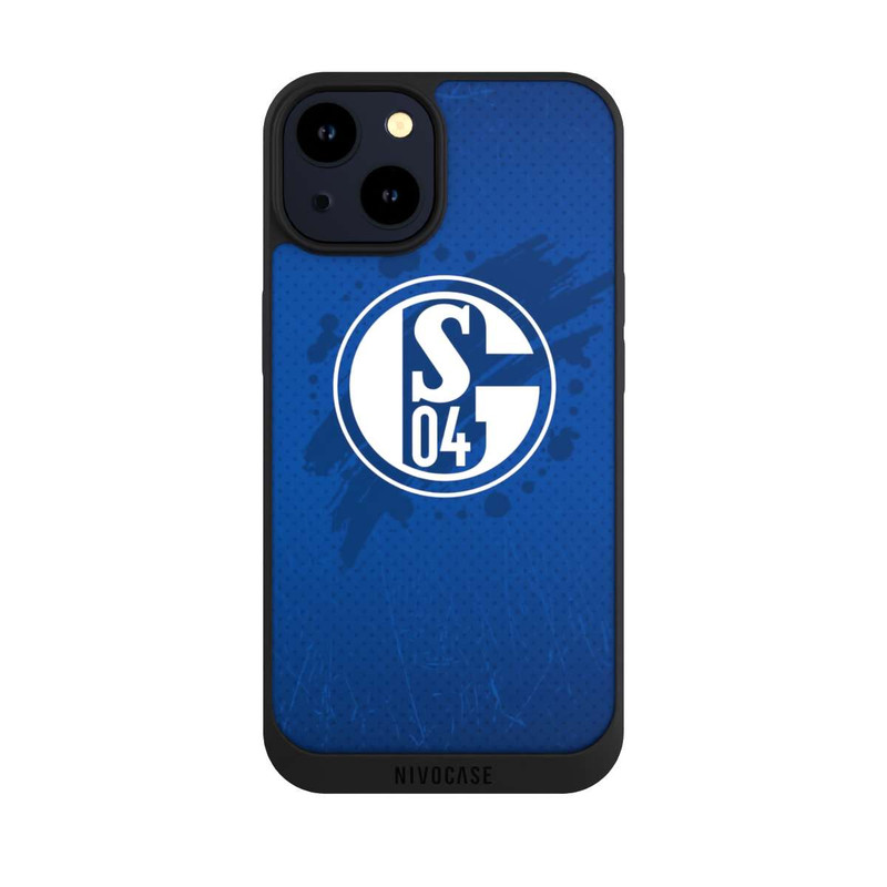 iPhone 14 NIVOpure Schalke 04 Farbe Fleck Blau