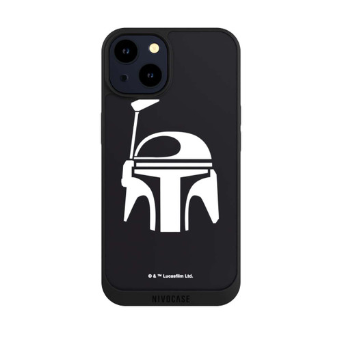 Apple iPhone 14 NIVOpure Boba Fett Helm Schwarz