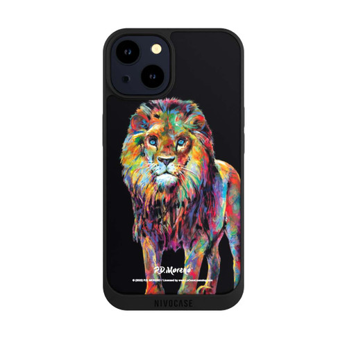 Apple iPhone 14 NIVOpure Lion Colorful Art By P.D. Moreno