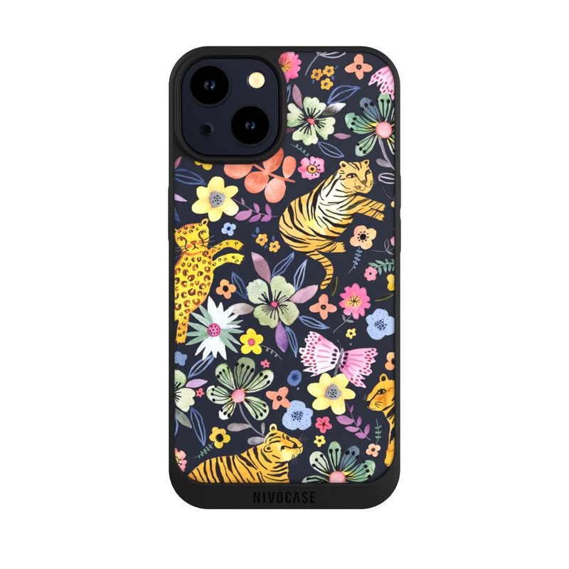 iPhone 14 NIVOpure Tigres & Fleurs du Printemps