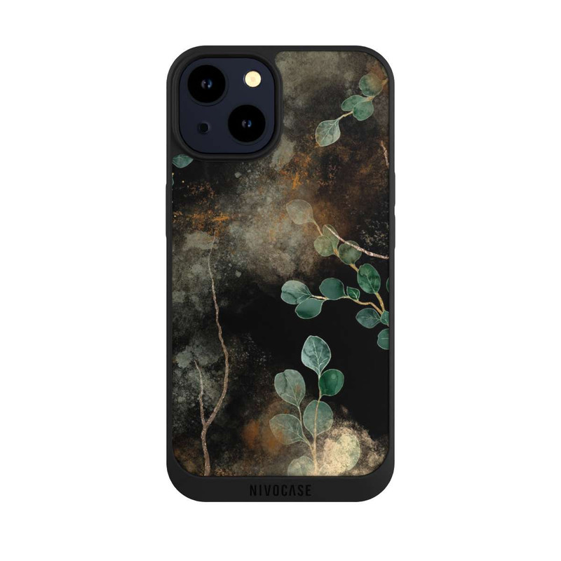 iPhone 14 NIVOpure Eucalyptus en Fond