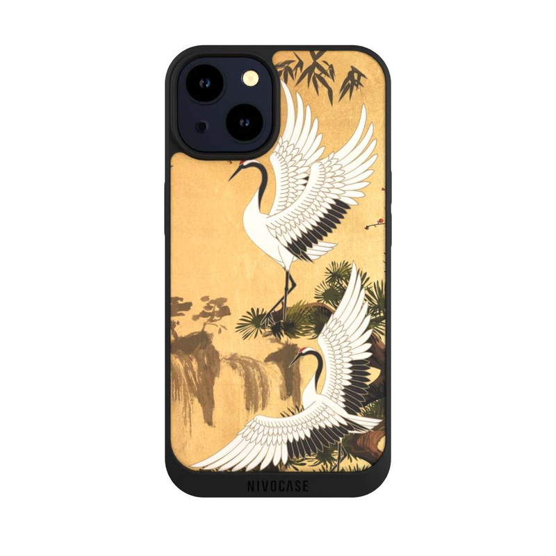 iPhone 14 NIVOpure Grues Japonaises Or
