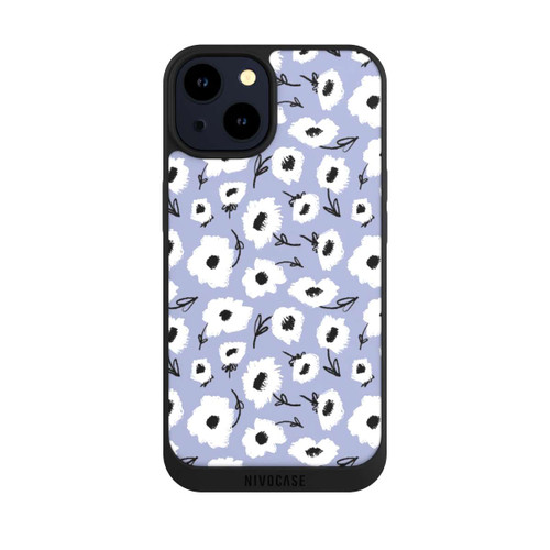 Apple iPhone 14 NIVOpure Flower Pattern Lila