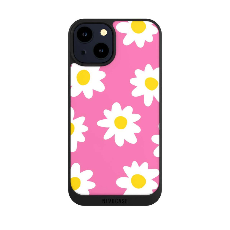 iPhone 14 NIVOpure Daisy Pink Pattern