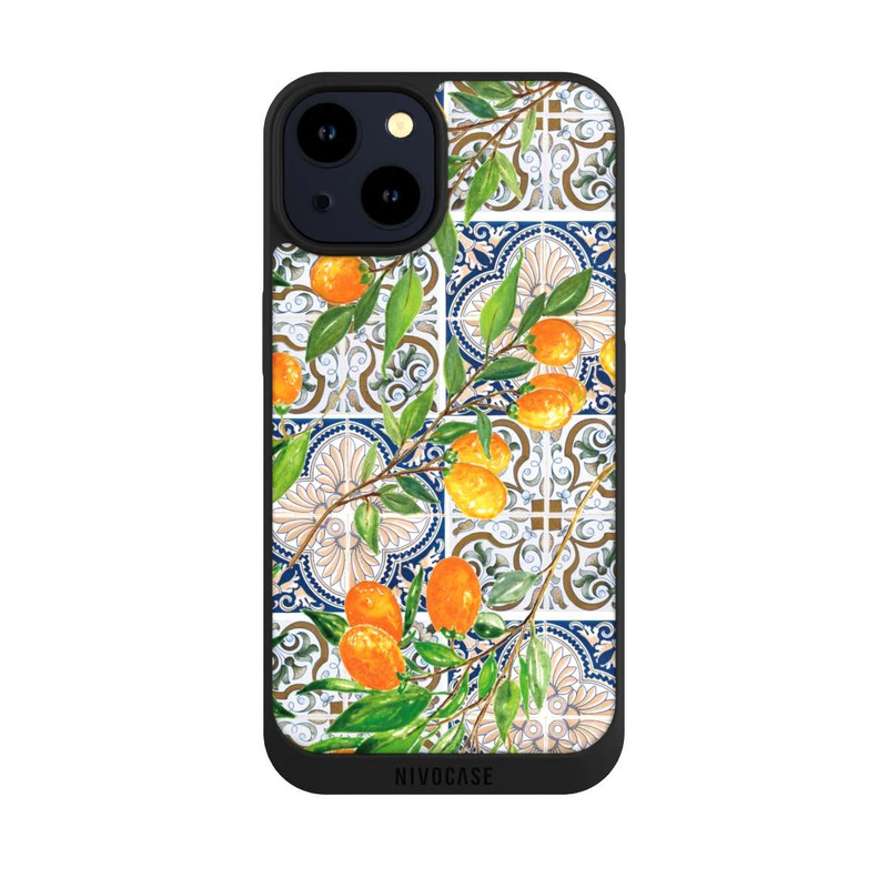 iPhone 14 NIVOpure Greek oranges pattern