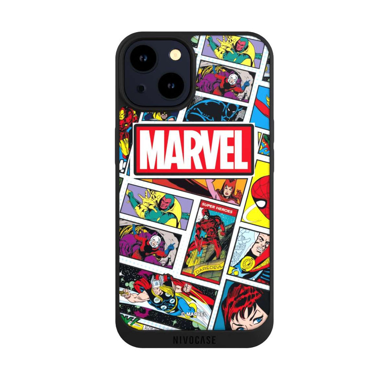 iPhone 14 NIVOpure Marvel Comic Pattern