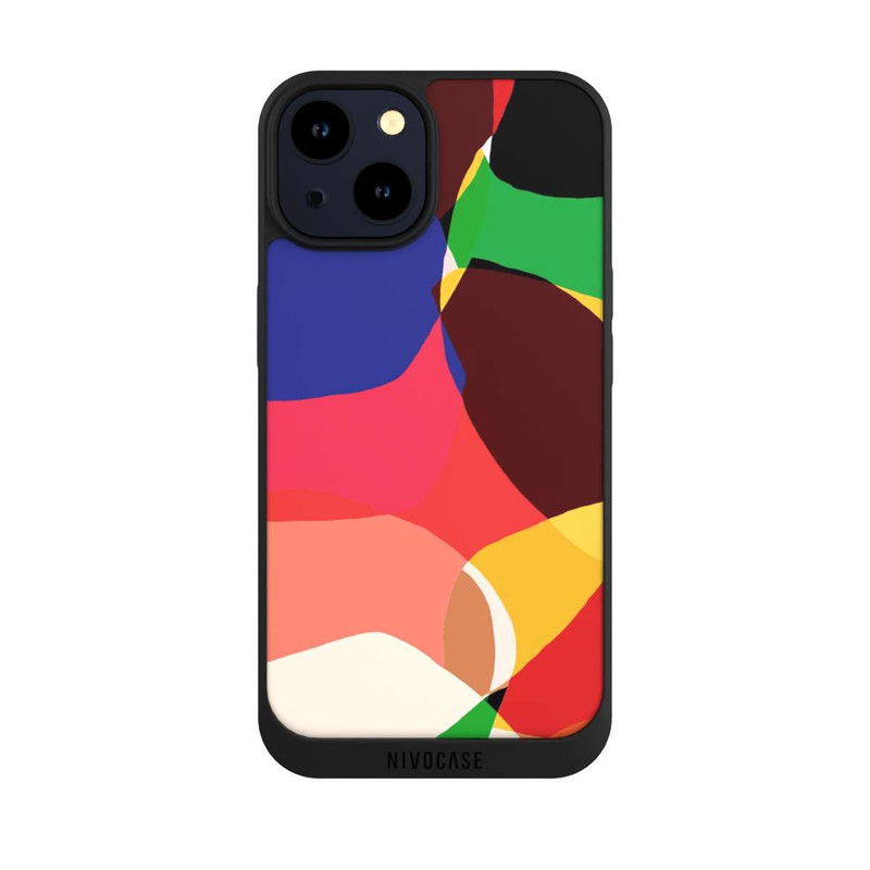 iPhone 14 NIVOpure Colorful Retro Shapes Background