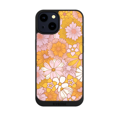 Apple iPhone 14 NIVOpure Retro Flower Walpaper Yellow