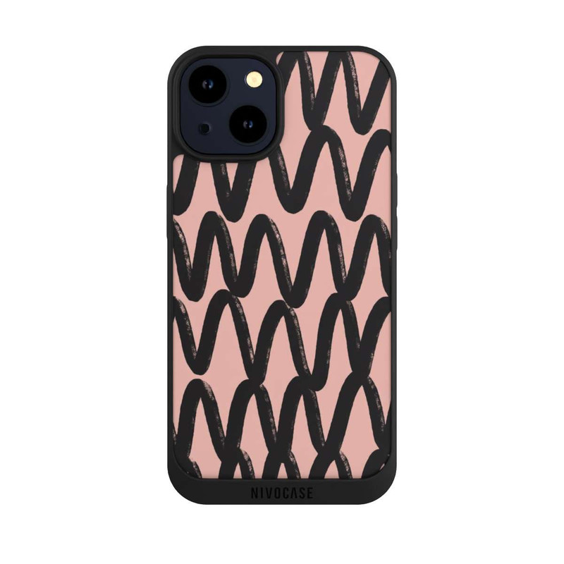 iPhone 14 NIVOpure Zig Zag Noir