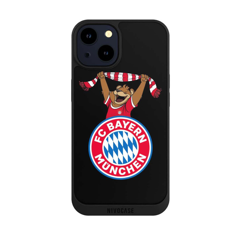 iPhone 14 NIVOpure Bernie Jubel mit Schal Schwarz