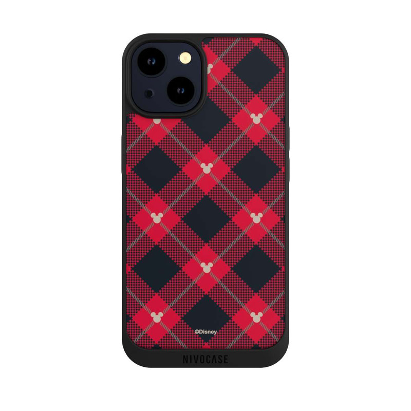 iPhone 14 NIVOpure Mickey Weihnachtsmuster Rot