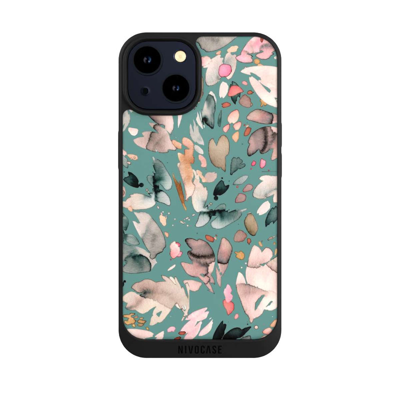 iPhone 14 NIVOpure Abstract Flowers Petals Green