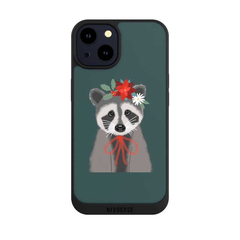 iPhone 14 NIVOpure weihnachtlicher Waschbär