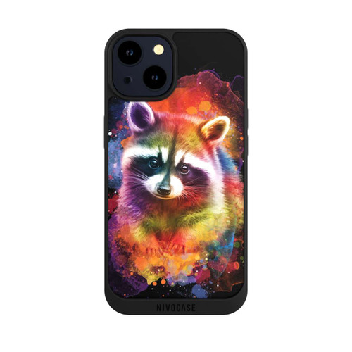 Apple iPhone 14 NIVOpure Happy Racoon Black