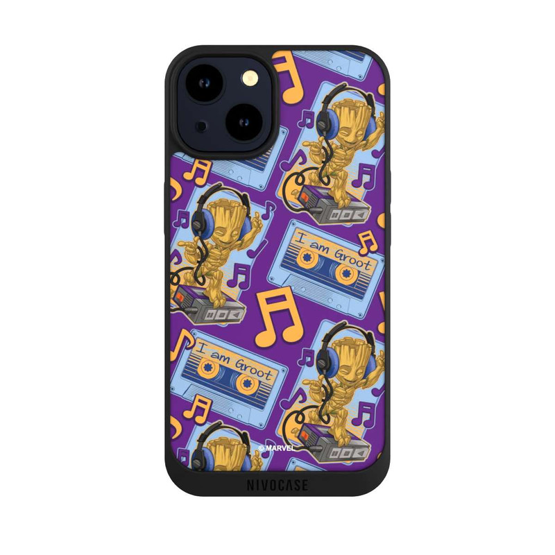 iPhone 14 NIVOpure Groot Comic Headphones Guardians of the Galaxy