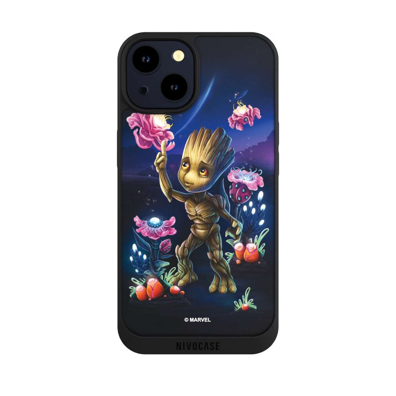 iPhone 14 NIVOpure Baby Groot Fleurs
