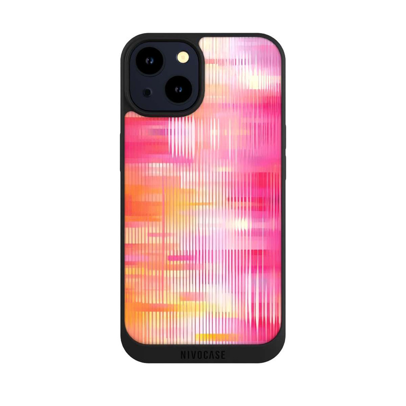 iPhone 14 NIVOpure Glitch Pink Orange