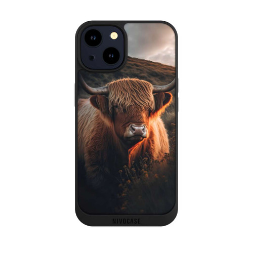 Apple iPhone 14 NIVOpure Highland Cow With Big Horns with AI