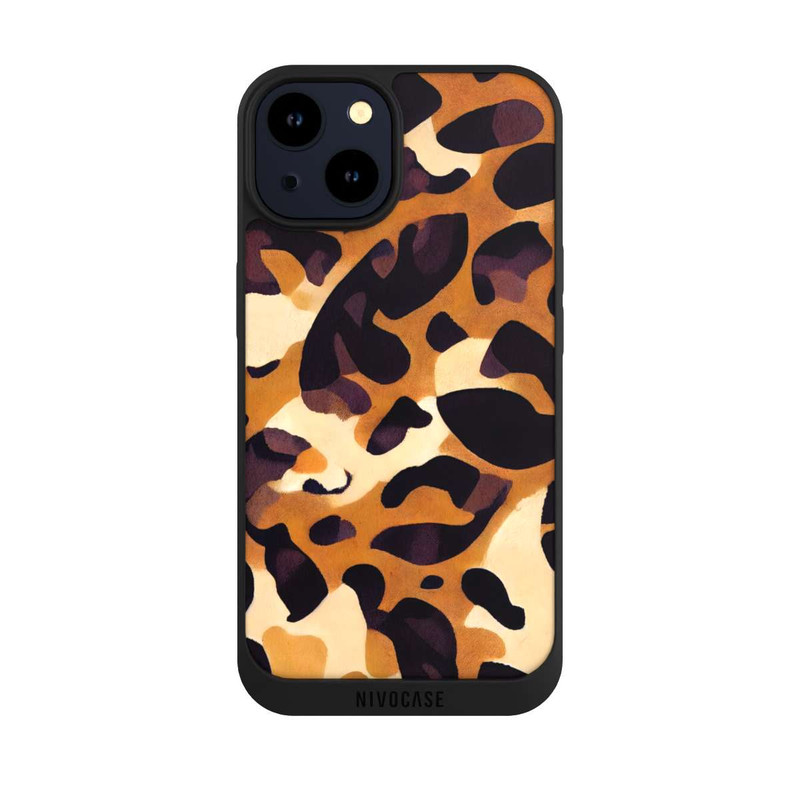 iPhone 14 NIVOpure motif lion marron clair