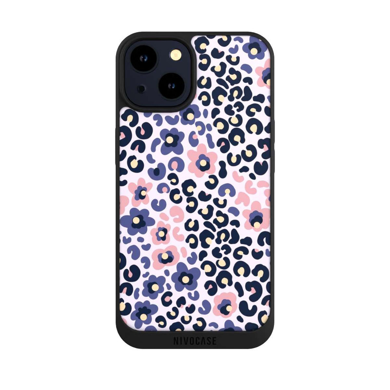 iPhone 14 NIVOpure Peau d'animal avec des fleurs 1