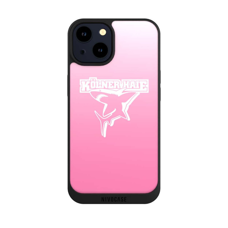 iPhone 14 NIVOpure Kölner Haie Weiß Rosa