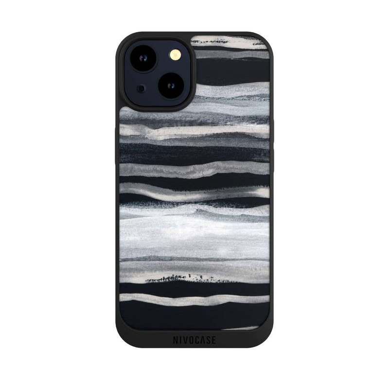 iPhone 14 NIVOpure Coups de pinceau abstraits 68