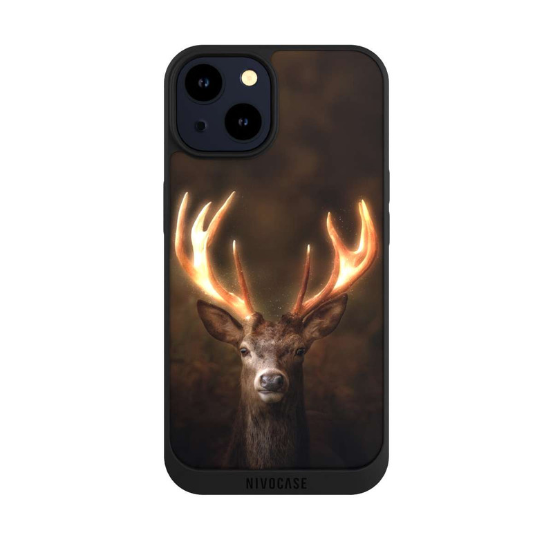 iPhone 14 NIVOpure Bois de cerf dorés