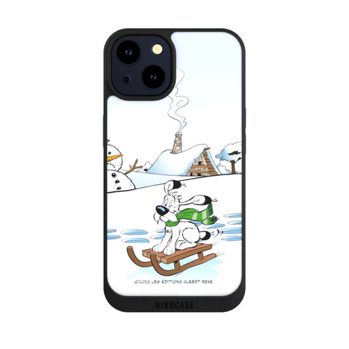 Apple iPhone 14 NIVOpure Idefix rides a sleigh
