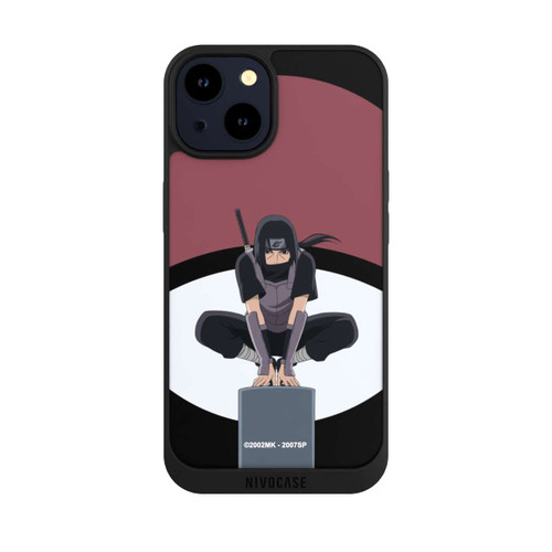 Apple iPhone 14 NIVOpure Itachi Uchiha Symbol schwarz