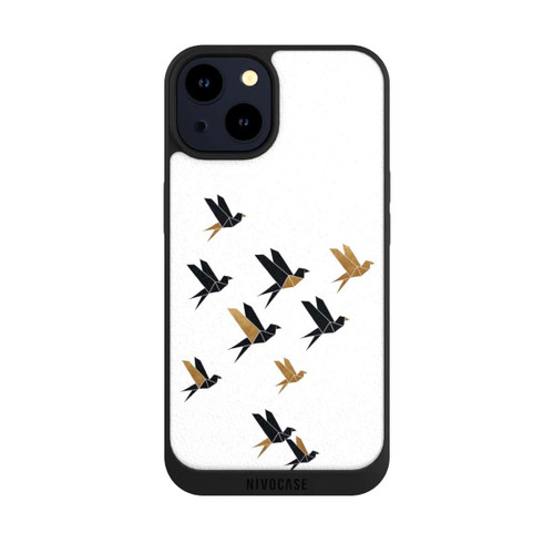 Apple iPhone 14 NIVOpure Origami Birds Collage