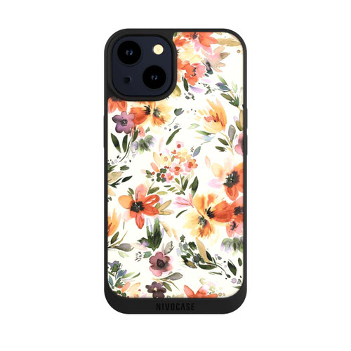 Apple iPhone 14 NIVOpure Summer Artistic Flowers Ivory