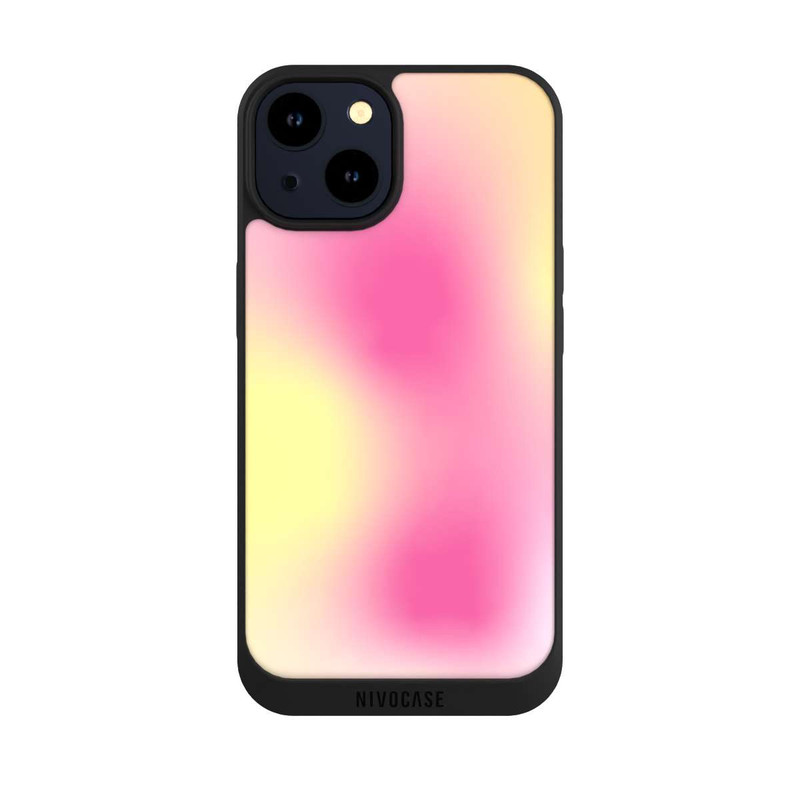 iPhone 14 NIVOpure Aura jaune rose
