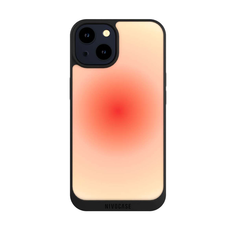 iPhone 14 NIVOpure Aura orange circle