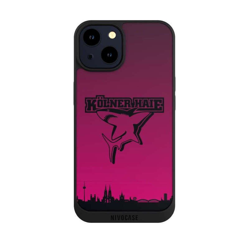 iPhone 14 NIVOpure Kölner Haie Skyline Pink