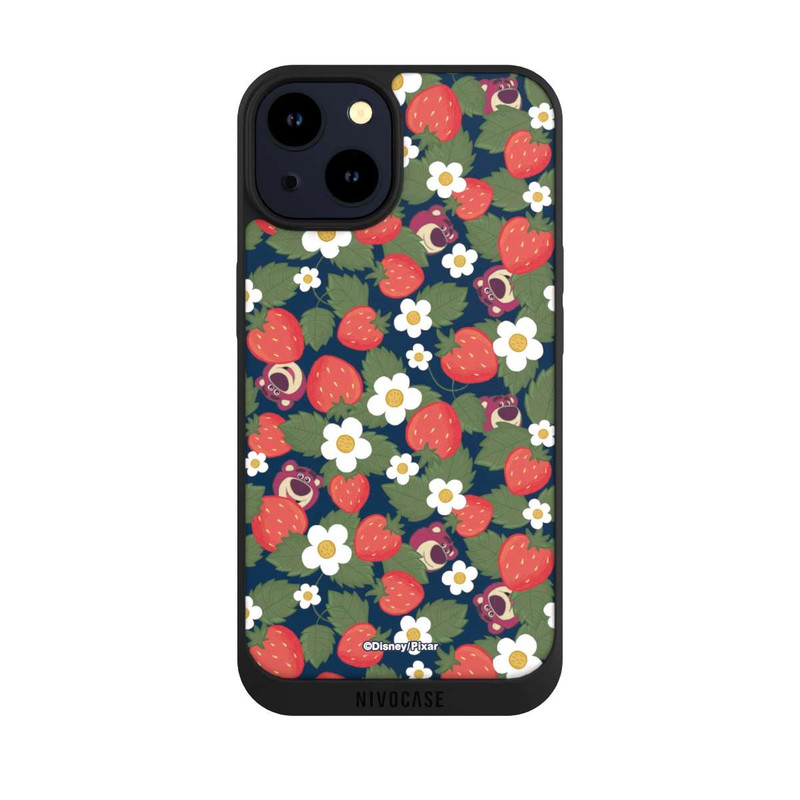 iPhone 14 NIVOpure Lotso Toy Story Strawberry Flower Pattern