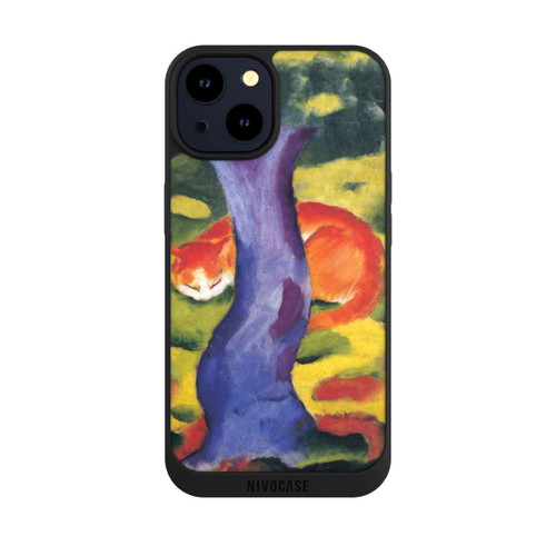Apple iPhone 14 NIVOpure Katze hinter Einem Baum von Franz Marc