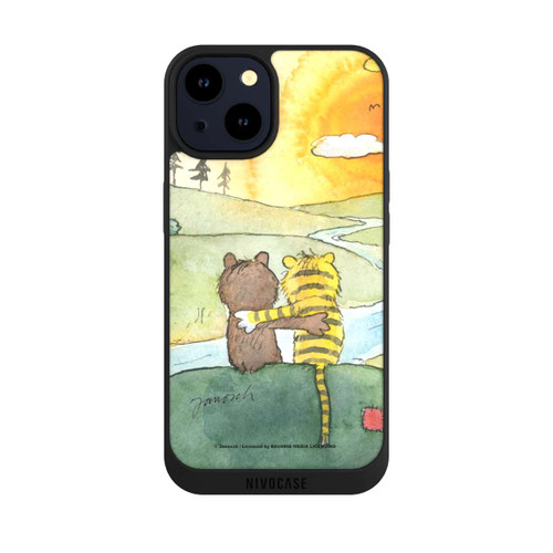 Apple iPhone 14 NIVOpure Bär und Tiger Sonnenuntergang