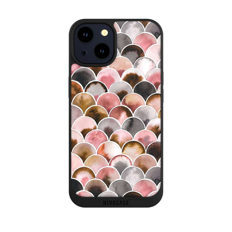 iPhone 14 NIVOpure Japandi Scales Pink Brown