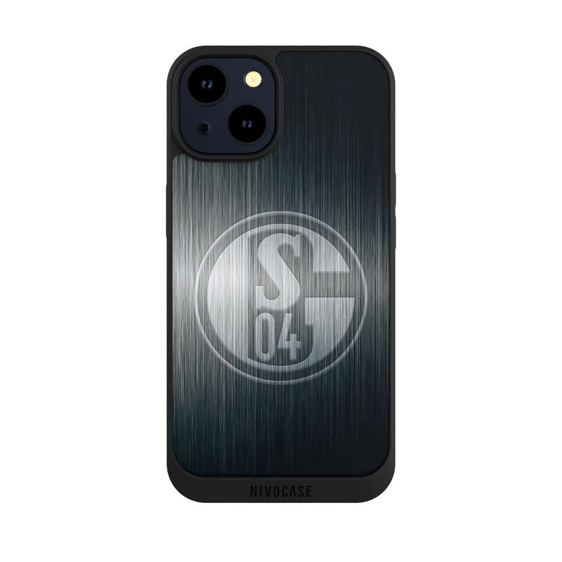 iPhone 14 NIVOpure Schalke 04 Metall Look