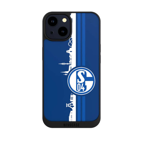 Apple iPhone 14 NIVOpure Schalke 04 Skyline Blau