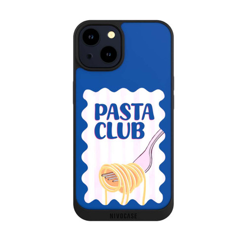 Apple iPhone 14 NIVOpure Pasta Club in Blue and Pink