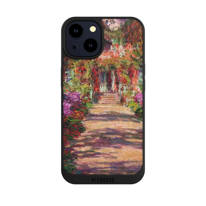 iPhone 14 NIVOpure Eine Allee in Monets Garten in Giverny by Claude Monet