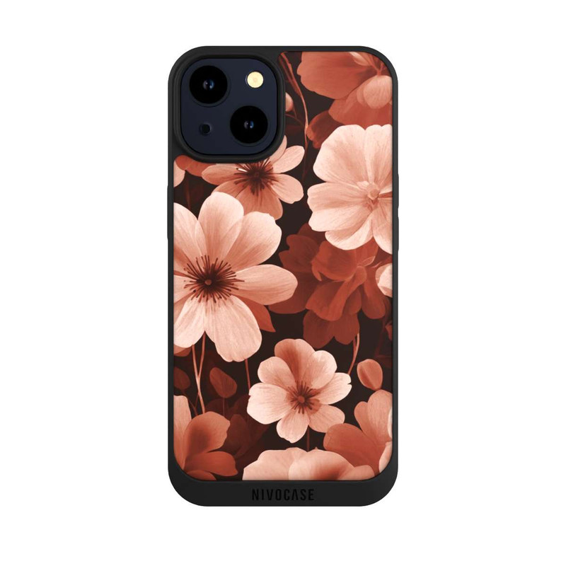 iPhone 14 NIVOpure Red Negative Flowers with AI