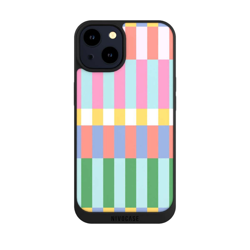 iPhone 14 NIVOpure Checked Theme Pastel