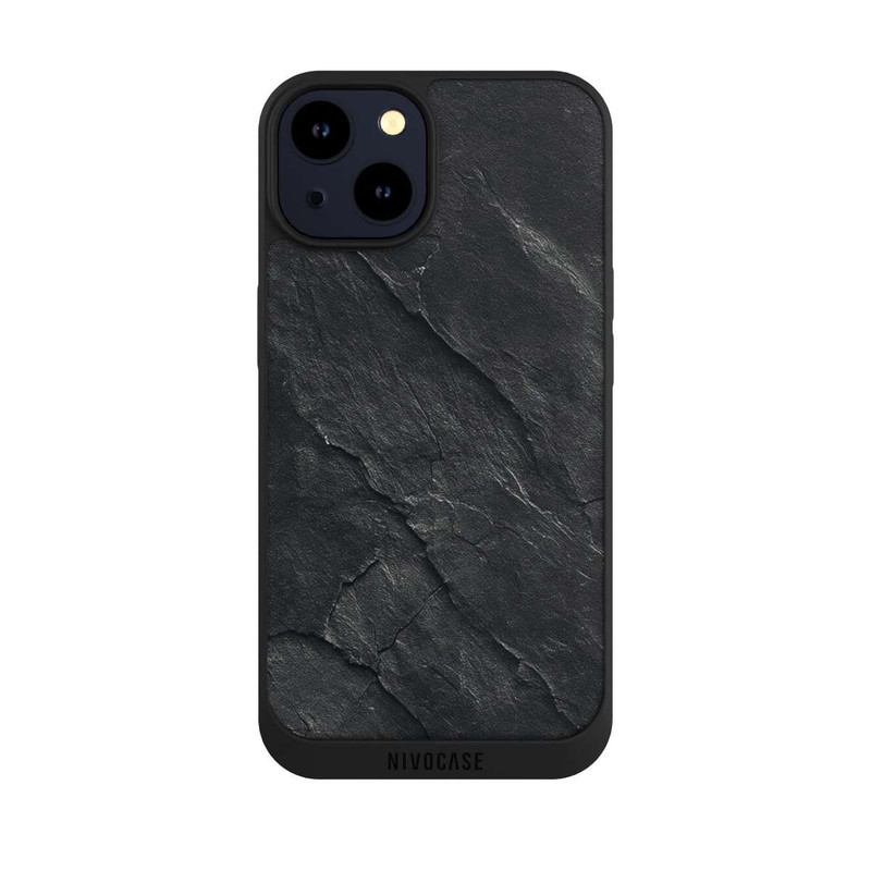 iPhone 14 NIVOpure Dark Grey Slate Look